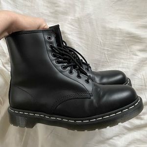 Dr. Martens 1460 White Contrast Stitch Boot